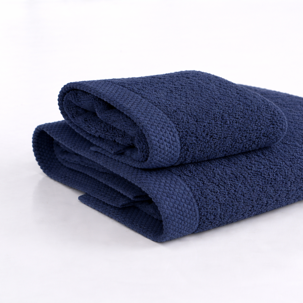 Asciugamano bagno cotone (viso+ospite) (550 gr/m²)