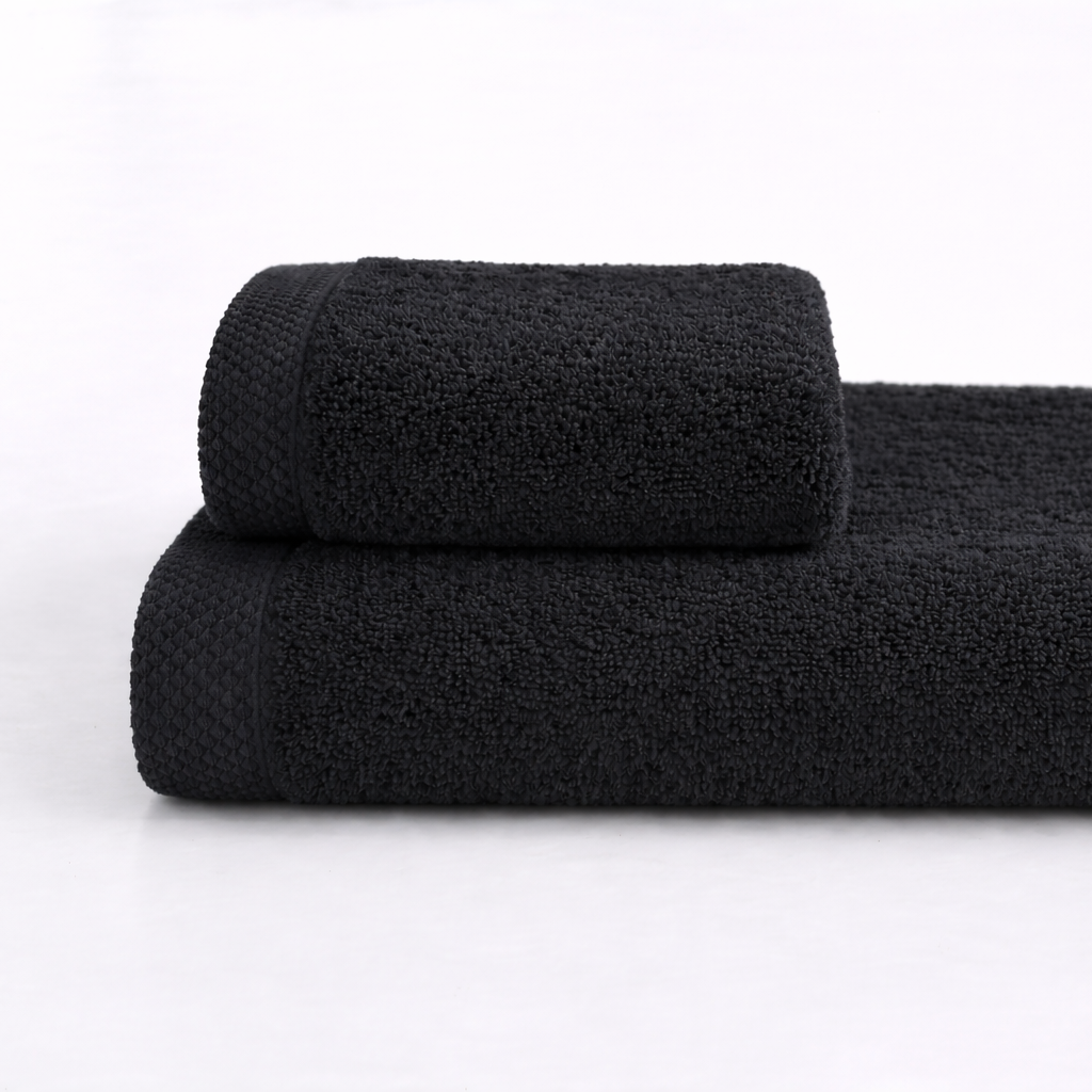 Asciugamano bagno cotone (viso+ospite) (550 gr/m²)