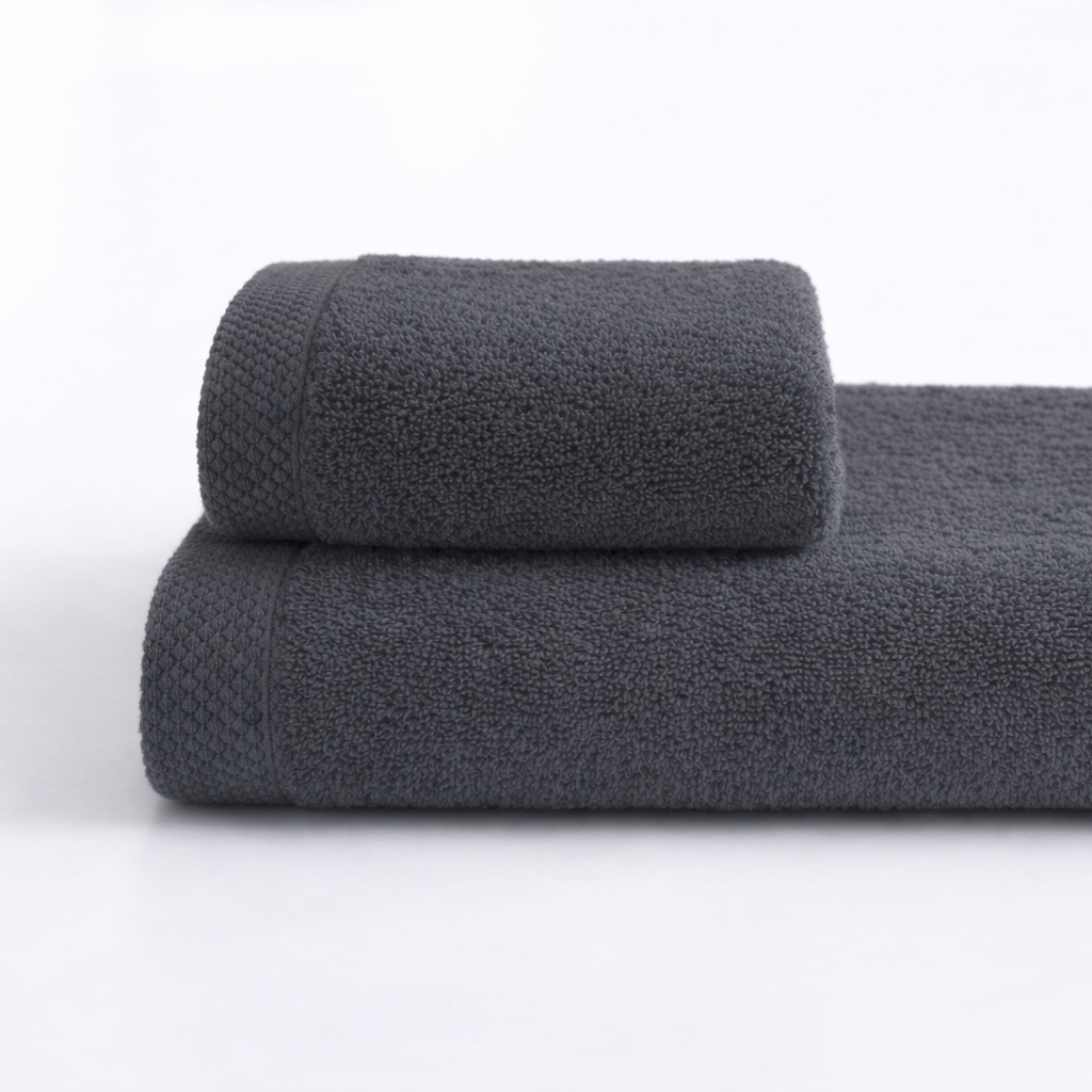 Asciugamano bagno cotone (viso+ospite) (550 gr/m²)
