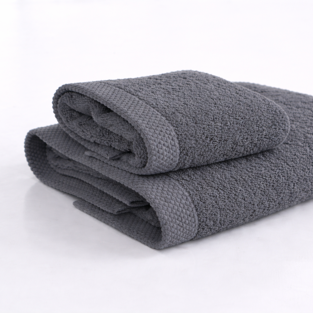 Asciugamano bagno cotone (viso+ospite) (550 gr/m²)