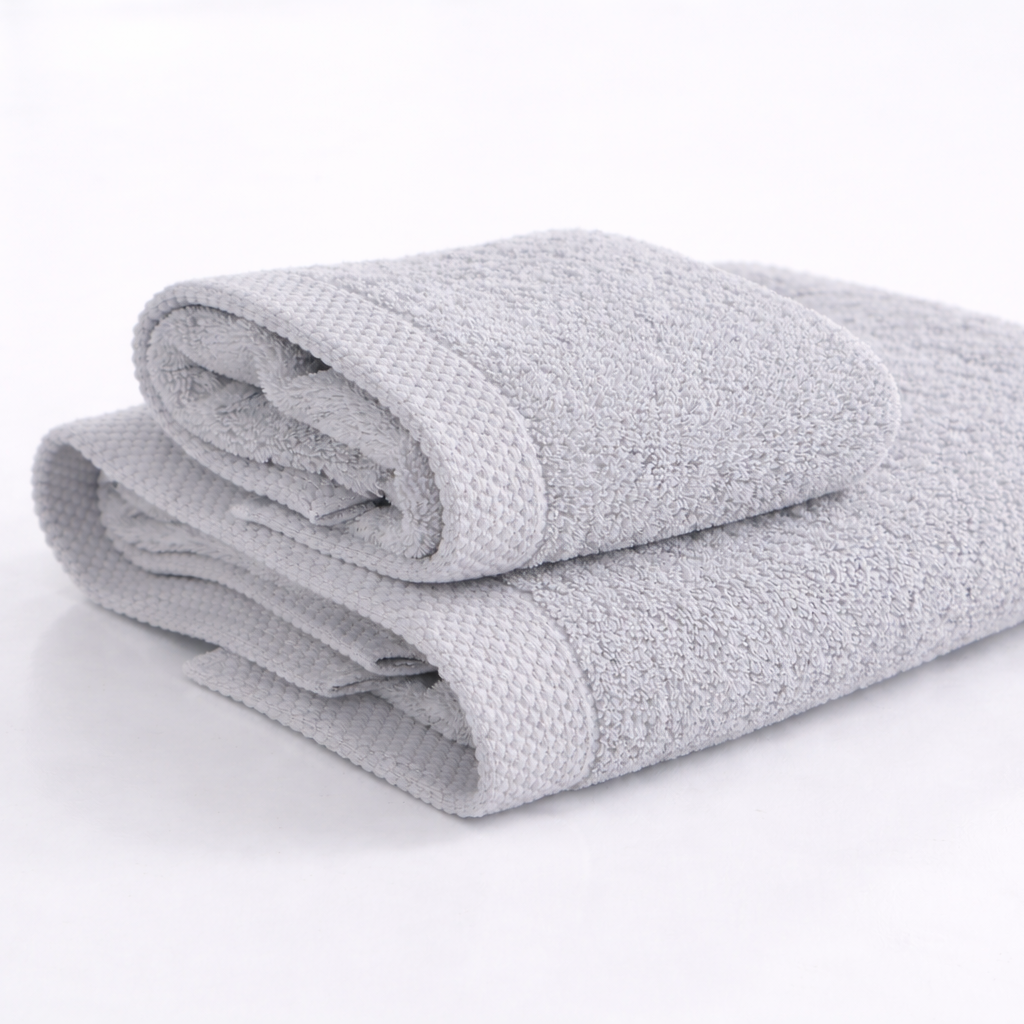 Asciugamano bagno cotone (viso+ospite) (550 gr/m²)