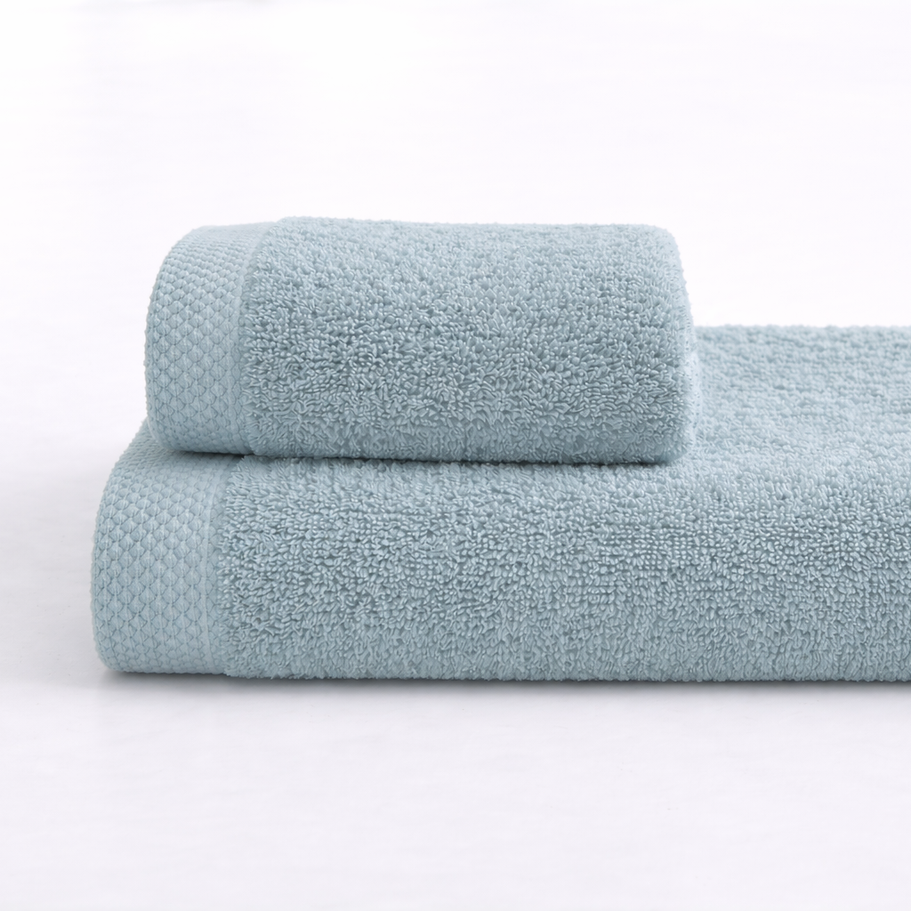 Asciugamano bagno cotone (viso+ospite) (550 gr/m²)