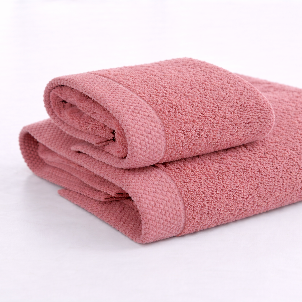Asciugamano bagno cotone (viso+ospite) (550 gr/m²)