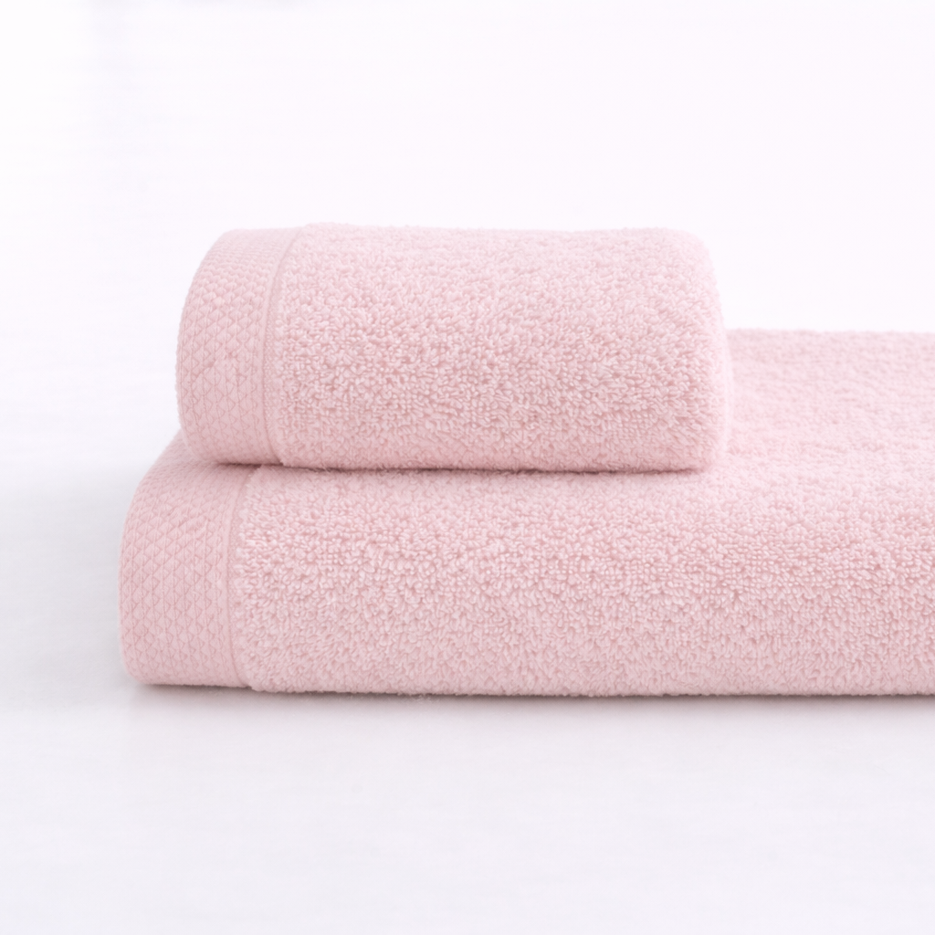 Asciugamano bagno cotone (viso+ospite) (550 gr/m²)