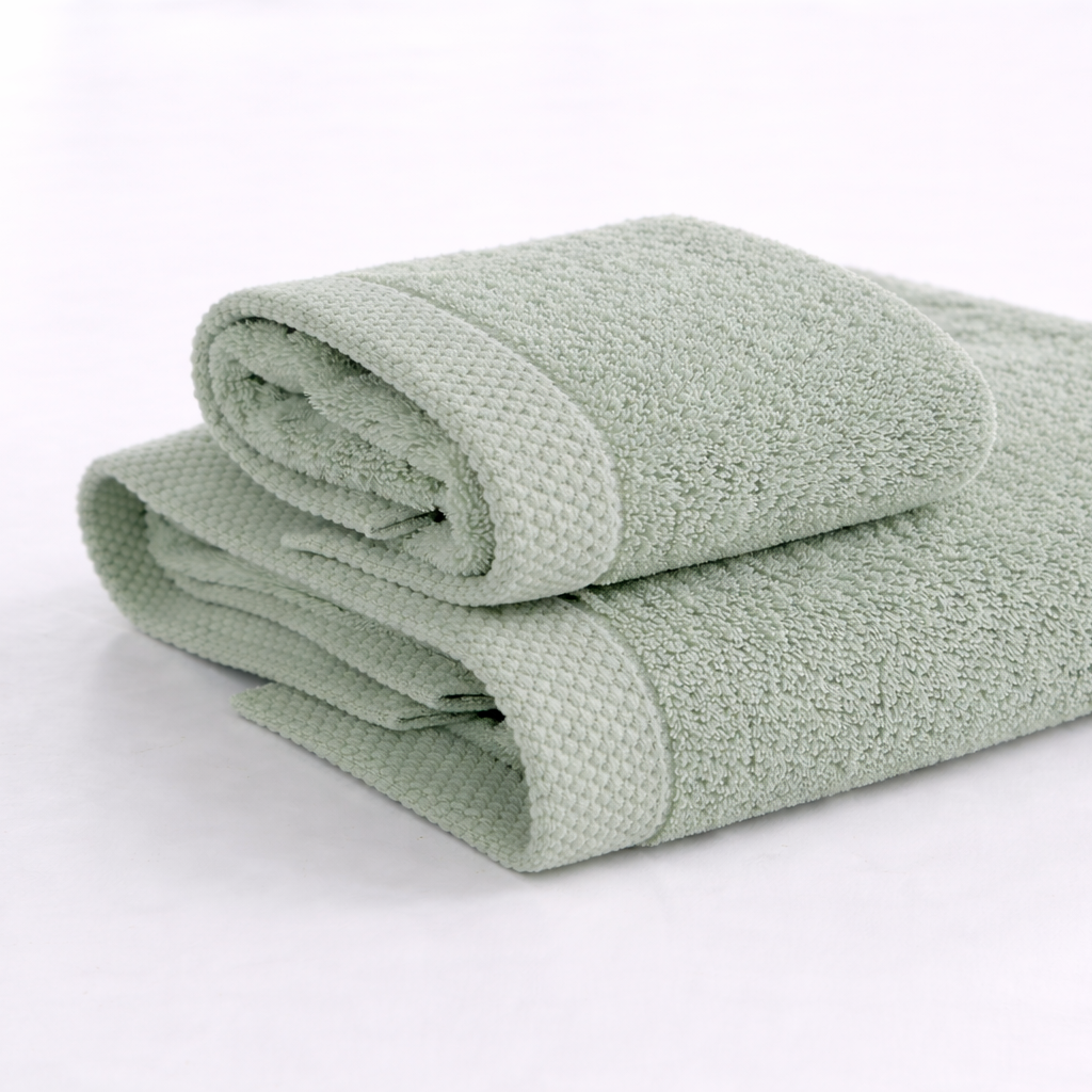 Asciugamano bagno cotone (viso+ospite) (550 gr/m²)
