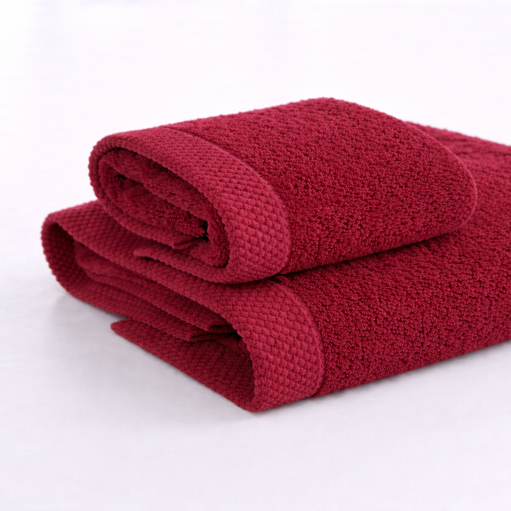 Asciugamano bagno cotone (viso+ospite) (550 gr/m²)